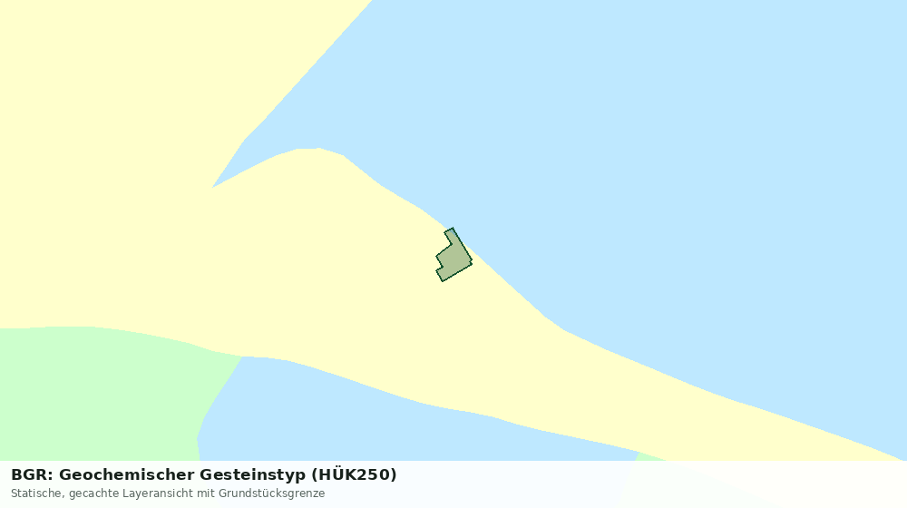 Statische Kartenansicht: BGR: Geochemischer Gesteinstyp (HÜK250)