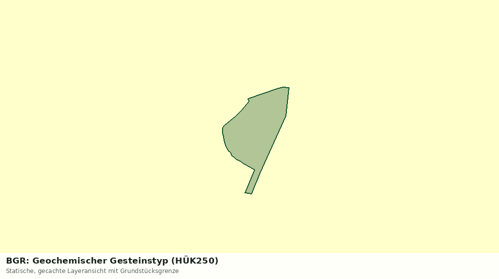 Statische Kartenansicht: BGR: Geochemischer Gesteinstyp (HÜK250)