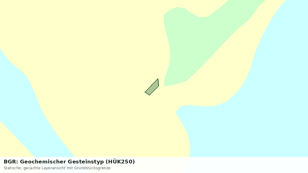 Statische Kartenansicht: BGR: Geochemischer Gesteinstyp (HÜK250)