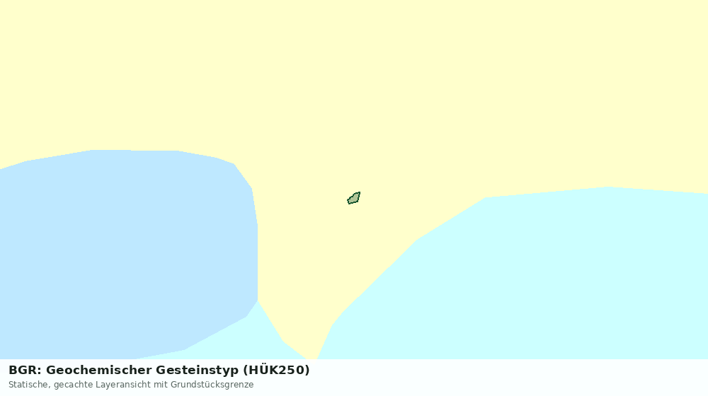 Statische Kartenansicht: BGR: Geochemischer Gesteinstyp (HÜK250)