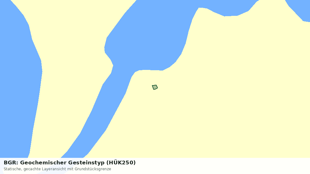 Statische Kartenansicht: BGR: Geochemischer Gesteinstyp (HÜK250)