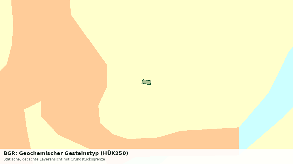 Statische Kartenansicht: BGR: Geochemischer Gesteinstyp (HÜK250)
