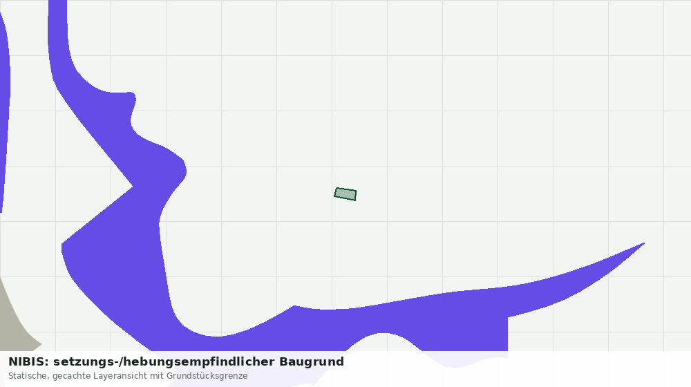 Statische Kartenansicht: NIBIS: setzungs-/hebungsempfindlicher Baugrund