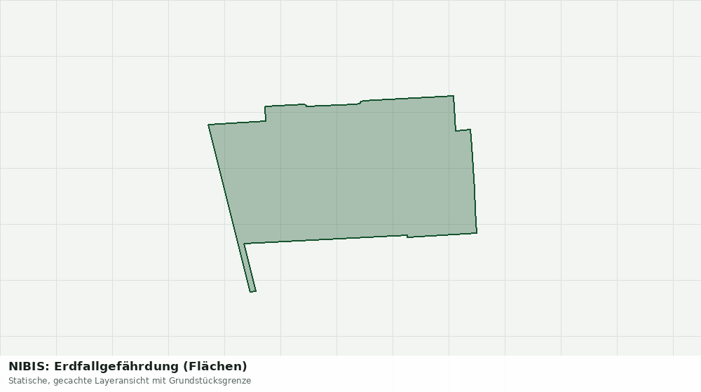 Statische Kartenansicht: NIBIS: Erdfallgefährdung (Flächen)