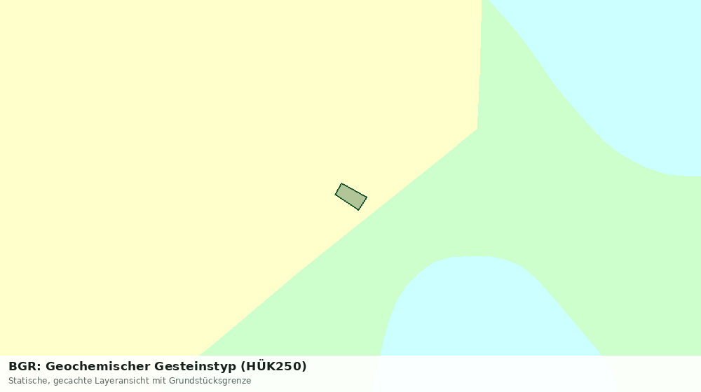 Statische Kartenansicht: BGR: Geochemischer Gesteinstyp (HÜK250)
