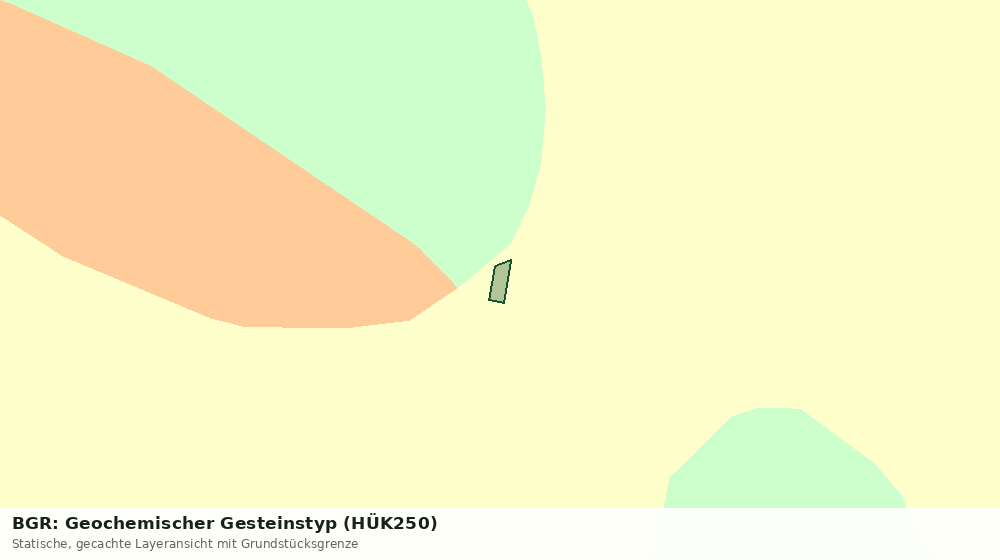 Statische Kartenansicht: BGR: Geochemischer Gesteinstyp (HÜK250)
