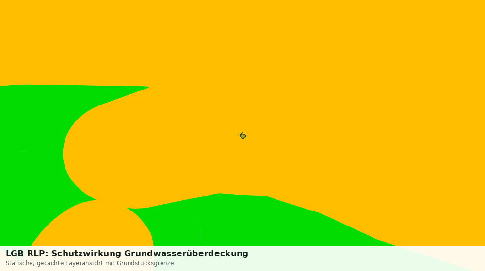 Statische Kartenansicht: LGB RLP: Schutzwirkung Grundwasserüberdeckung