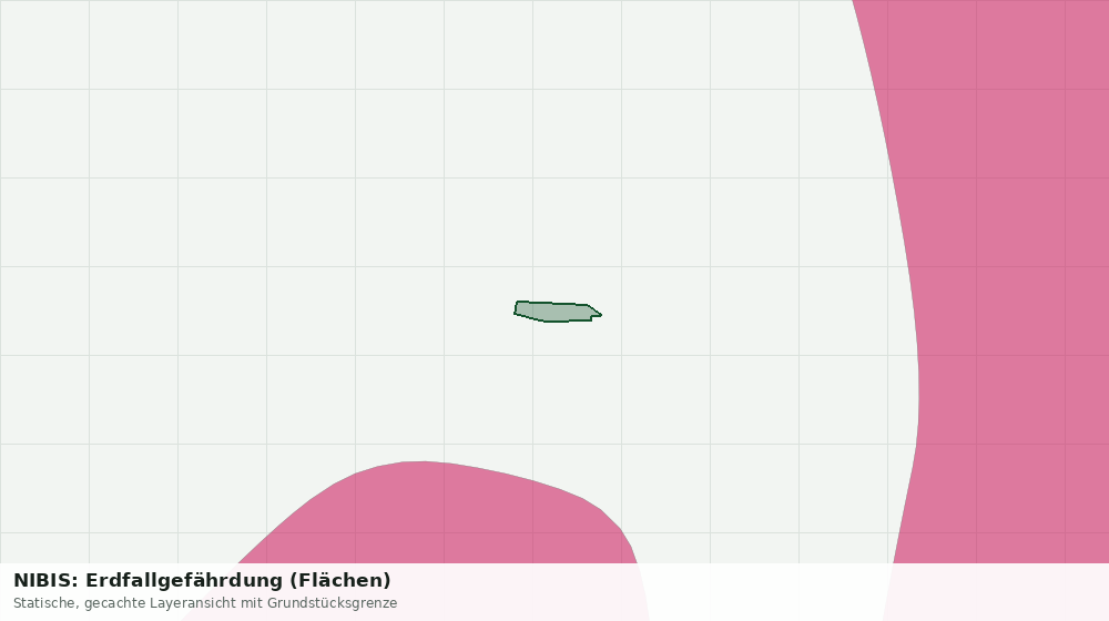 Statische Kartenansicht: NIBIS: Erdfallgefährdung (Flächen)