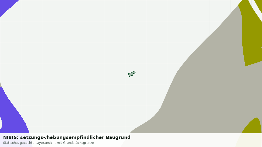Statische Kartenansicht: NIBIS: setzungs-/hebungsempfindlicher Baugrund