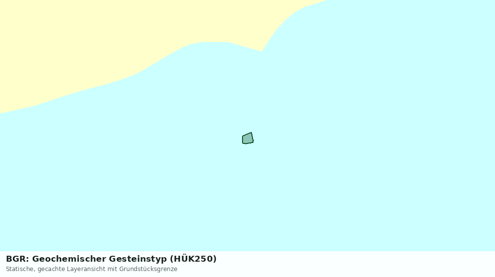 Statische Kartenansicht: BGR: Geochemischer Gesteinstyp (HÜK250)