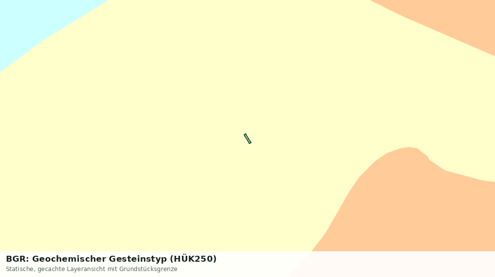 Statische Kartenansicht: BGR: Geochemischer Gesteinstyp (HÜK250)
