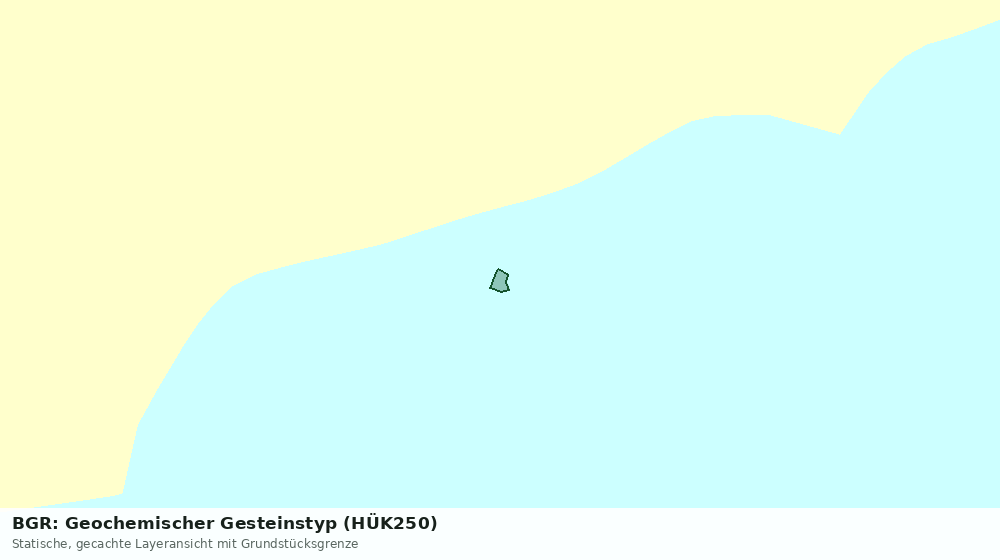 Statische Kartenansicht: BGR: Geochemischer Gesteinstyp (HÜK250)