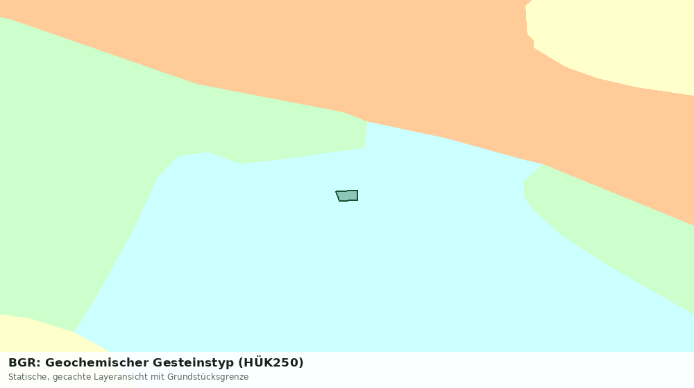 Statische Kartenansicht: BGR: Geochemischer Gesteinstyp (HÜK250)