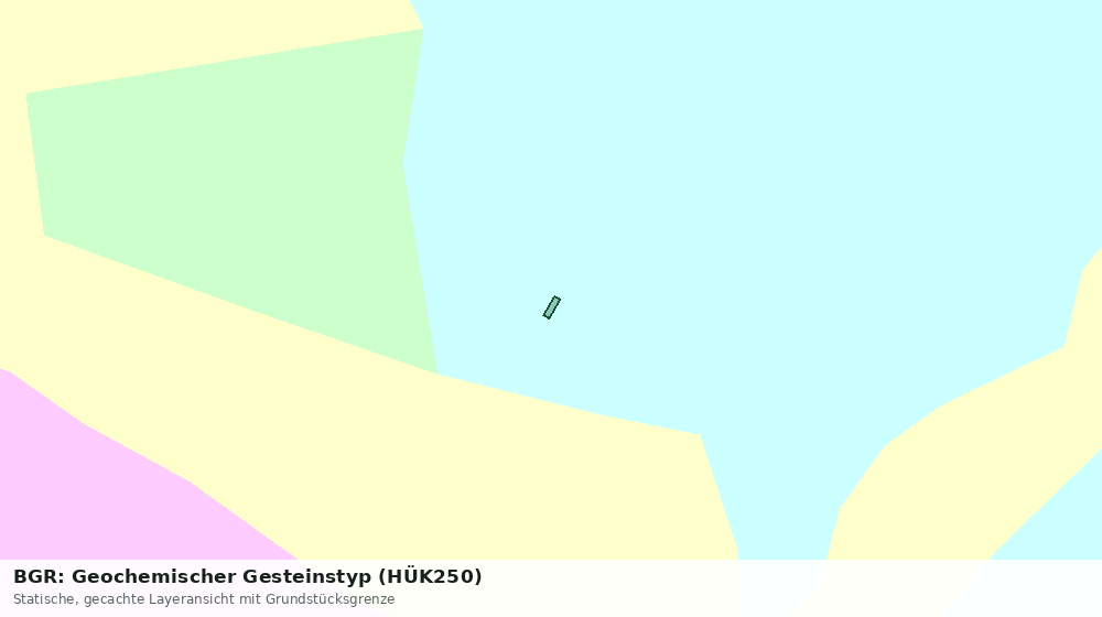 Statische Kartenansicht: BGR: Geochemischer Gesteinstyp (HÜK250)