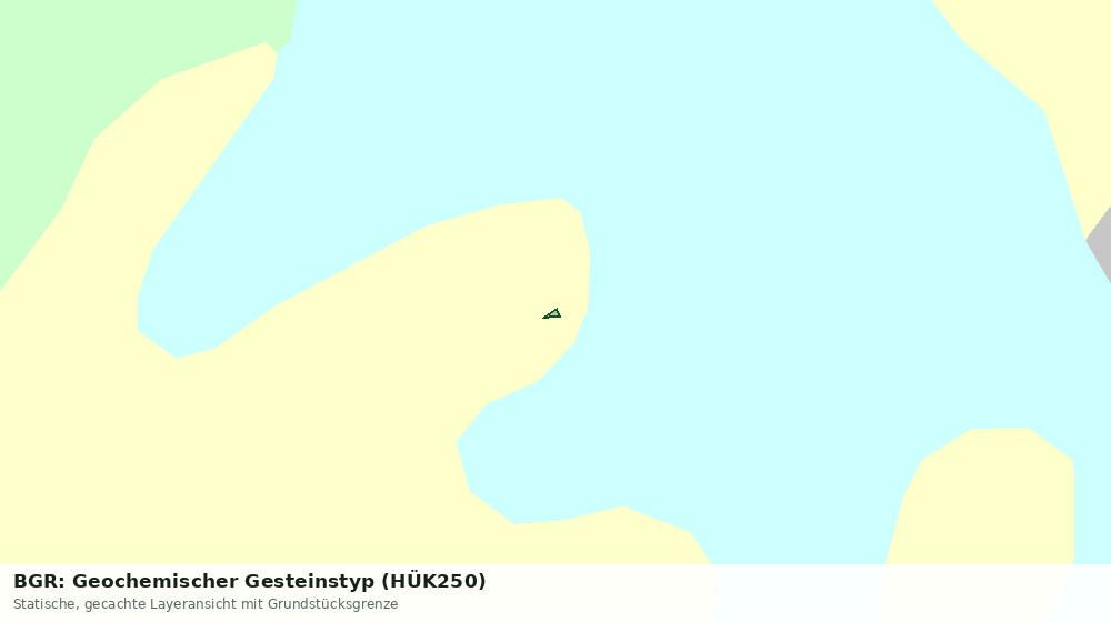 Statische Kartenansicht: BGR: Geochemischer Gesteinstyp (HÜK250)