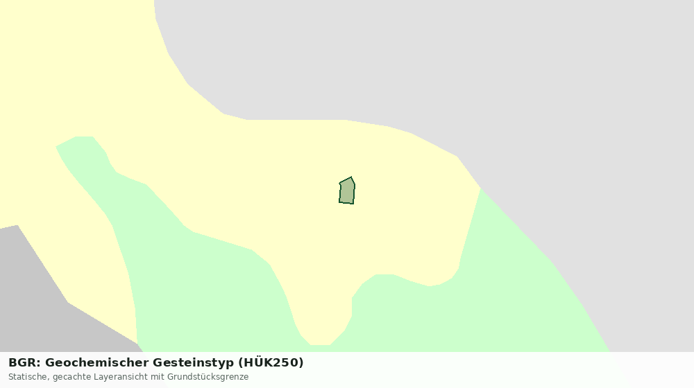 Statische Kartenansicht: BGR: Geochemischer Gesteinstyp (HÜK250)