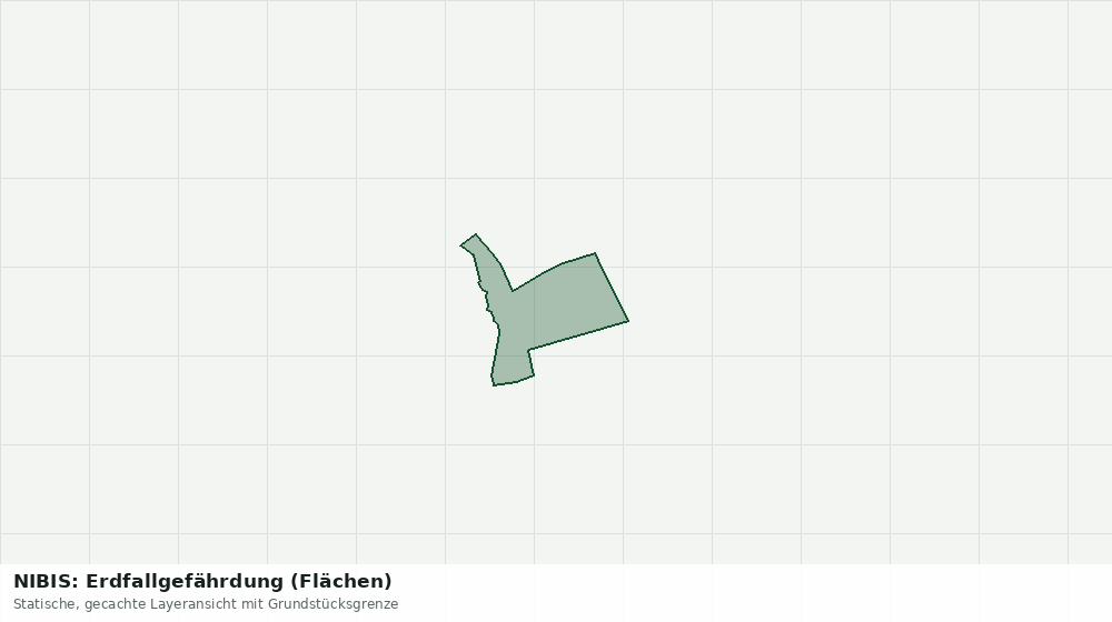 Statische Kartenansicht: NIBIS: Erdfallgefährdung (Flächen)