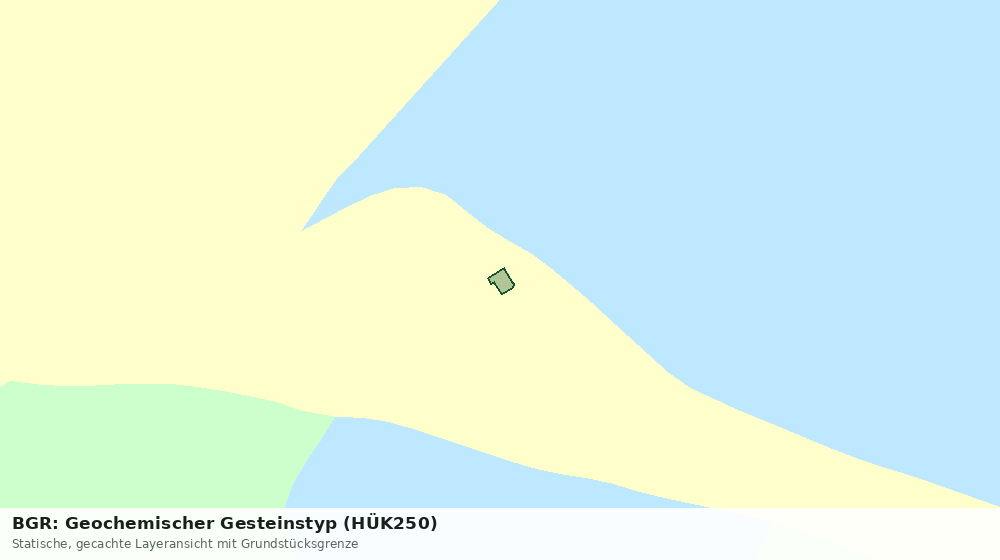 Statische Kartenansicht: BGR: Geochemischer Gesteinstyp (HÜK250)