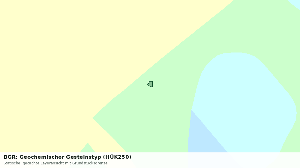 Statische Kartenansicht: BGR: Geochemischer Gesteinstyp (HÜK250)
