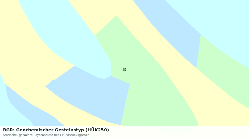 Statische Kartenansicht: BGR: Geochemischer Gesteinstyp (HÜK250)
