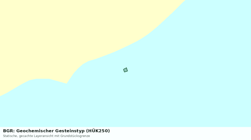 Statische Kartenansicht: BGR: Geochemischer Gesteinstyp (HÜK250)