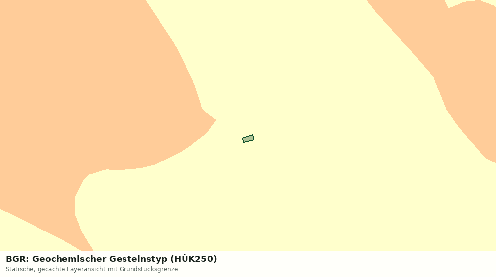 Statische Kartenansicht: BGR: Geochemischer Gesteinstyp (HÜK250)