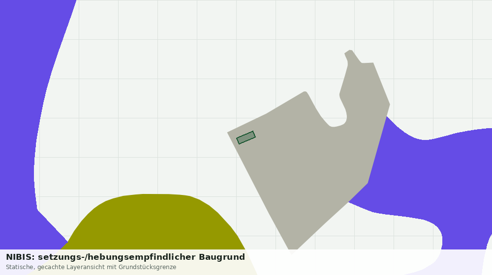 Statische Kartenansicht: NIBIS: setzungs-/hebungsempfindlicher Baugrund