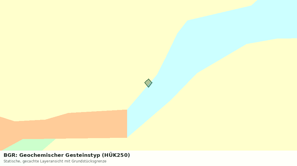 Statische Kartenansicht: BGR: Geochemischer Gesteinstyp (HÜK250)