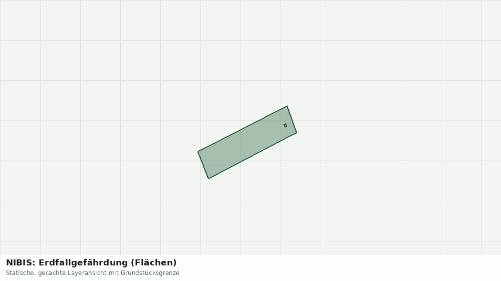 Statische Kartenansicht: NIBIS: Erdfallgefährdung (Flächen)