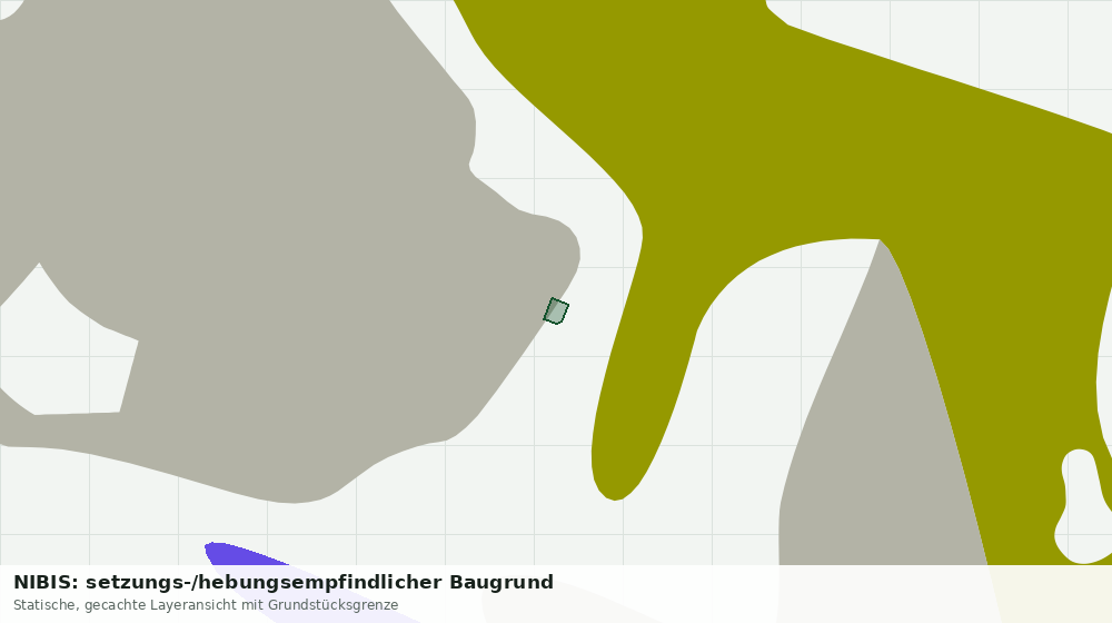 Statische Kartenansicht: NIBIS: setzungs-/hebungsempfindlicher Baugrund