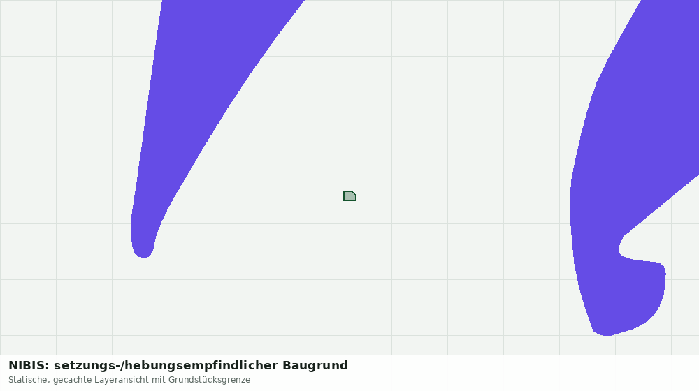 Statische Kartenansicht: NIBIS: setzungs-/hebungsempfindlicher Baugrund
