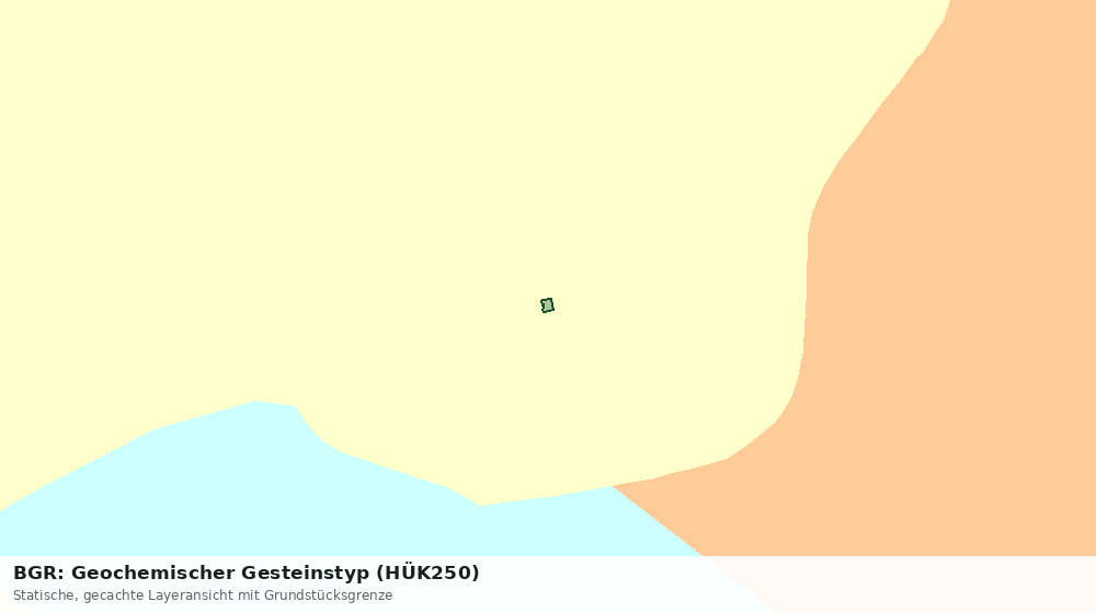 Statische Kartenansicht: BGR: Geochemischer Gesteinstyp (HÜK250)