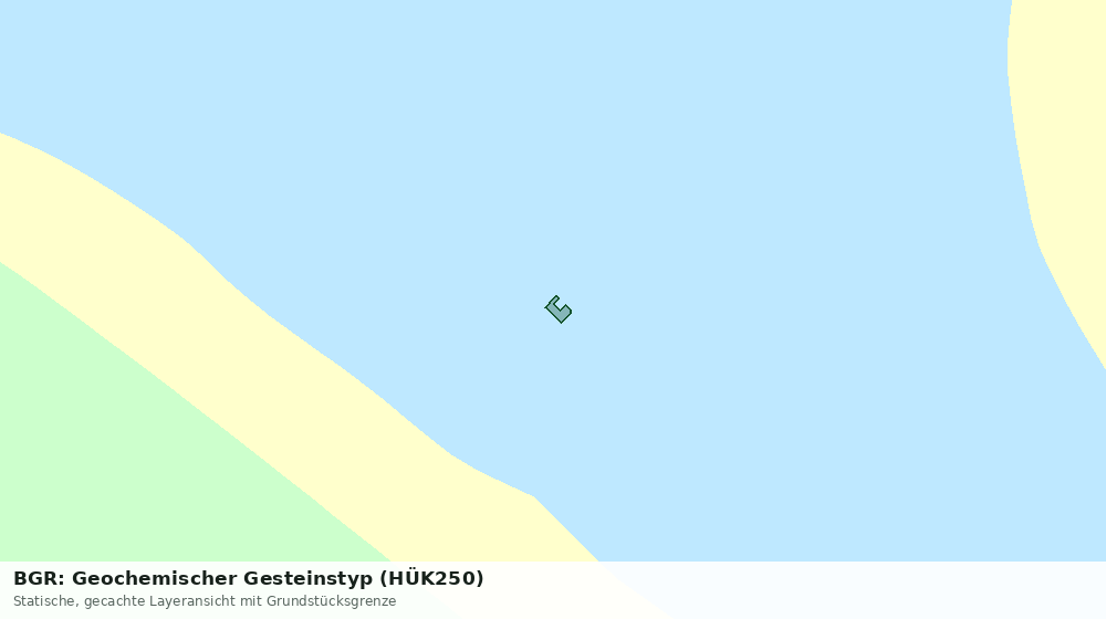 Statische Kartenansicht: BGR: Geochemischer Gesteinstyp (HÜK250)