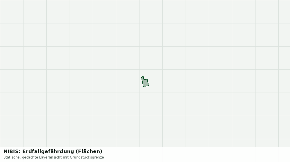 Statische Kartenansicht: NIBIS: Erdfallgefährdung (Flächen)
