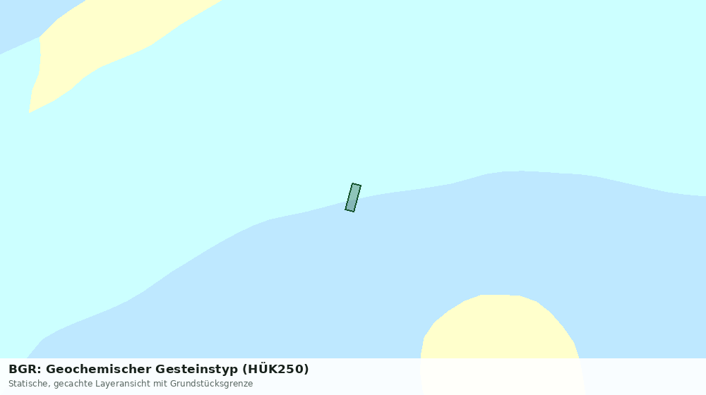 Statische Kartenansicht: BGR: Geochemischer Gesteinstyp (HÜK250)