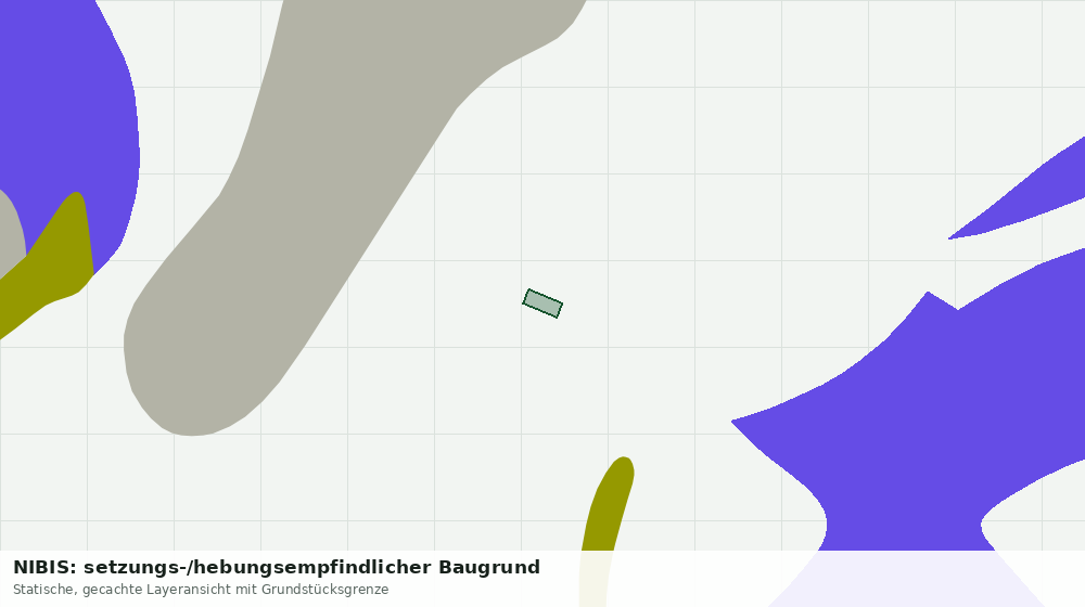 Statische Kartenansicht: NIBIS: setzungs-/hebungsempfindlicher Baugrund