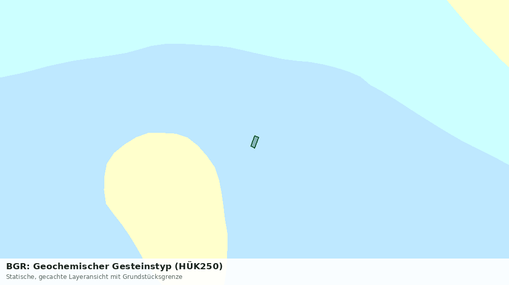 Statische Kartenansicht: BGR: Geochemischer Gesteinstyp (HÜK250)