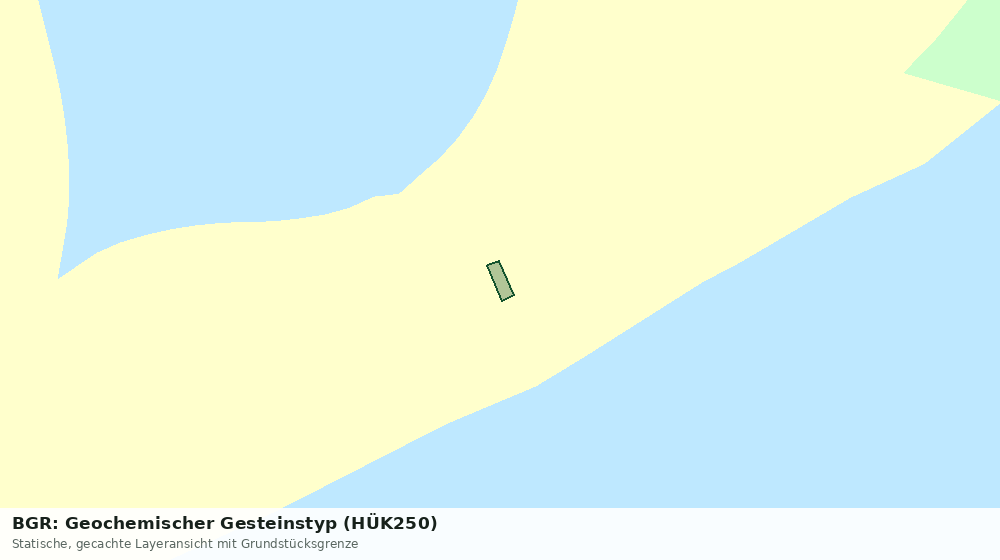 Statische Kartenansicht: BGR: Geochemischer Gesteinstyp (HÜK250)