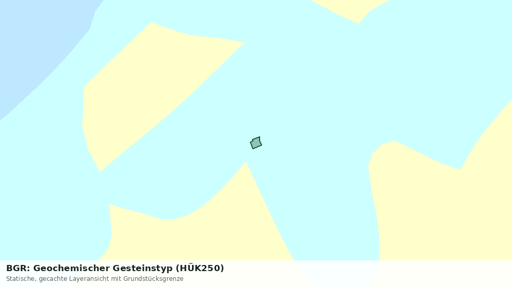 Statische Kartenansicht: BGR: Geochemischer Gesteinstyp (HÜK250)