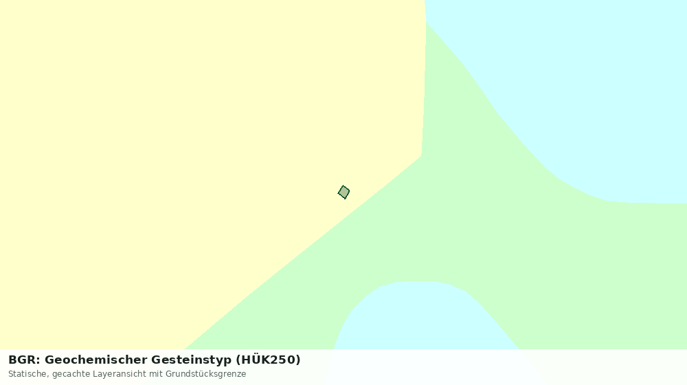 Statische Kartenansicht: BGR: Geochemischer Gesteinstyp (HÜK250)