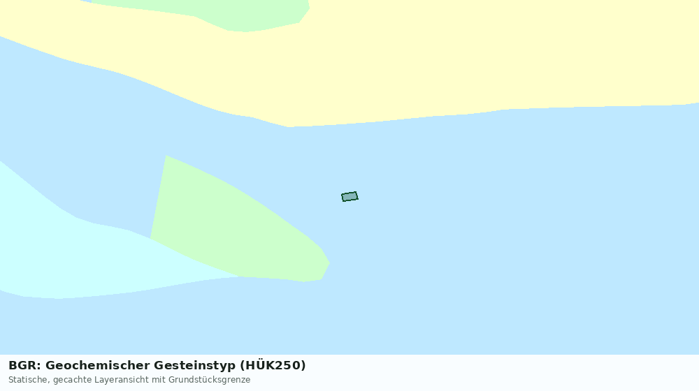 Statische Kartenansicht: BGR: Geochemischer Gesteinstyp (HÜK250)