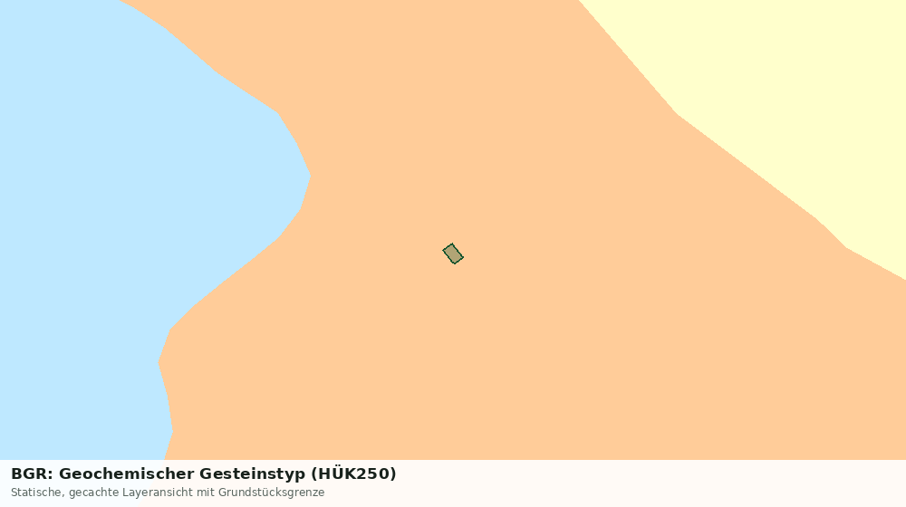 Statische Kartenansicht: BGR: Geochemischer Gesteinstyp (HÜK250)