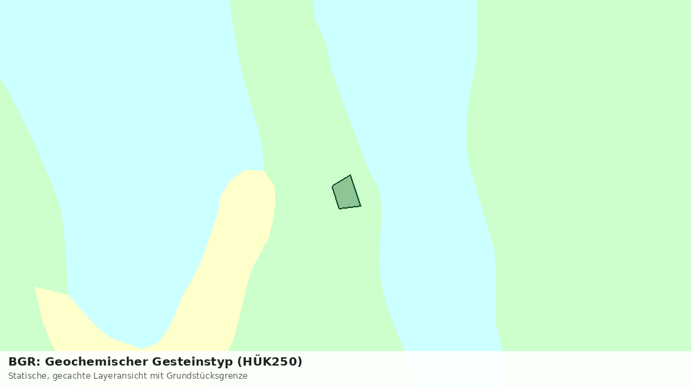 Statische Kartenansicht: BGR: Geochemischer Gesteinstyp (HÜK250)