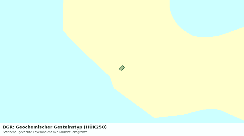 Statische Kartenansicht: BGR: Geochemischer Gesteinstyp (HÜK250)
