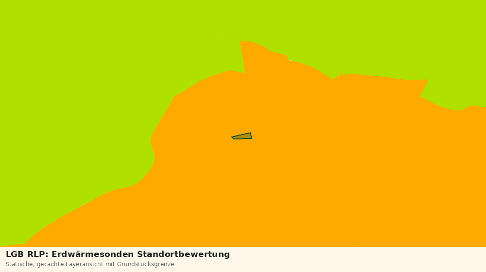 Statische Kartenansicht: LGB RLP: Erdwärmesonden Standortbewertung