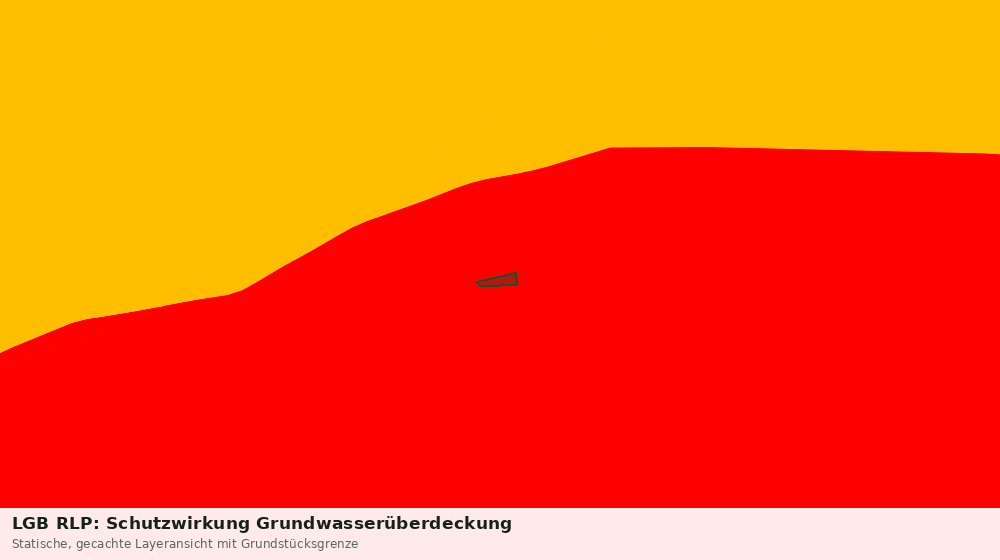 Statische Kartenansicht: LGB RLP: Schutzwirkung Grundwasserüberdeckung