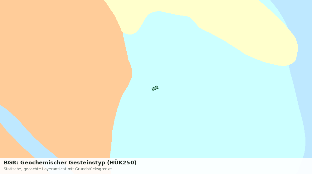 Statische Kartenansicht: BGR: Geochemischer Gesteinstyp (HÜK250)