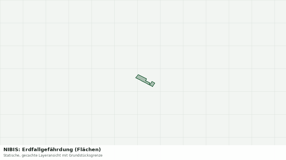 Statische Kartenansicht: NIBIS: Erdfallgefährdung (Flächen)
