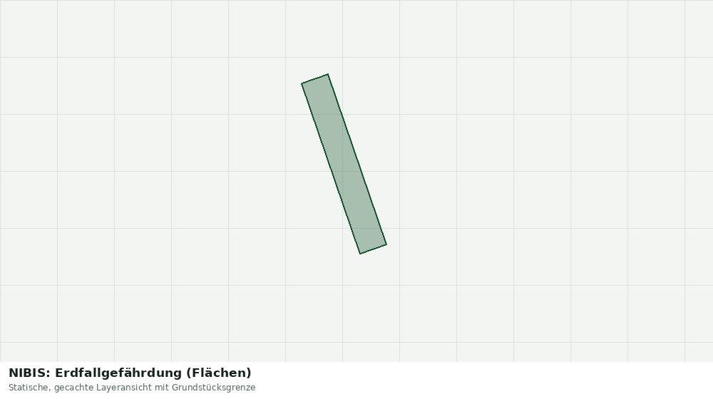 Statische Kartenansicht: NIBIS: Erdfallgefährdung (Flächen)