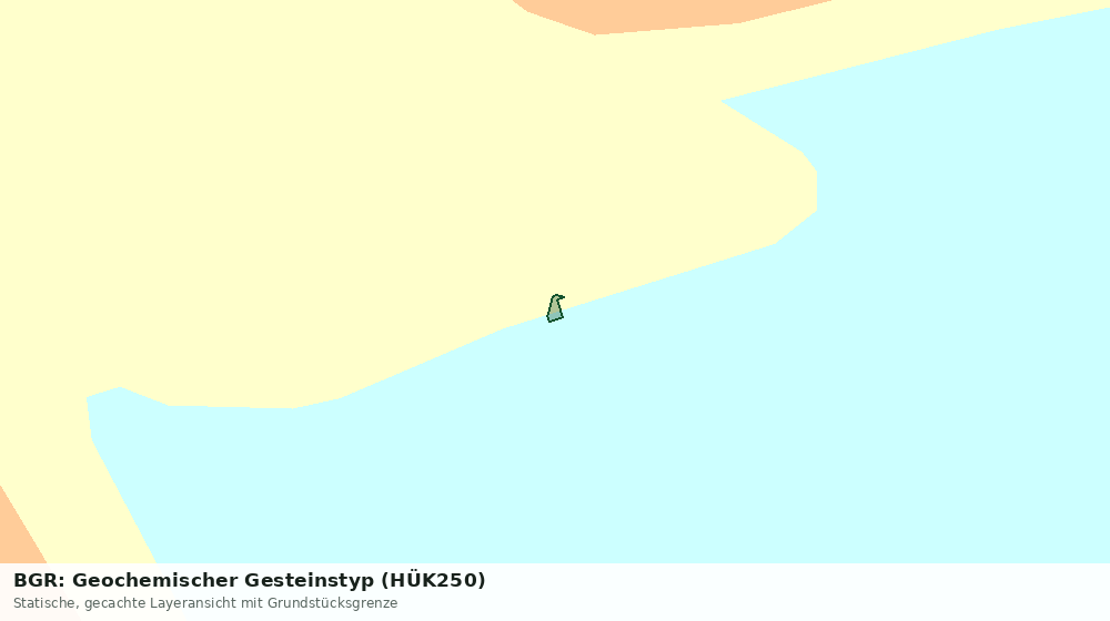 Statische Kartenansicht: BGR: Geochemischer Gesteinstyp (HÜK250)